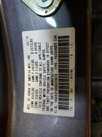 2017 HONDA ACCORD EXL 1HGCR3F8XHA008678