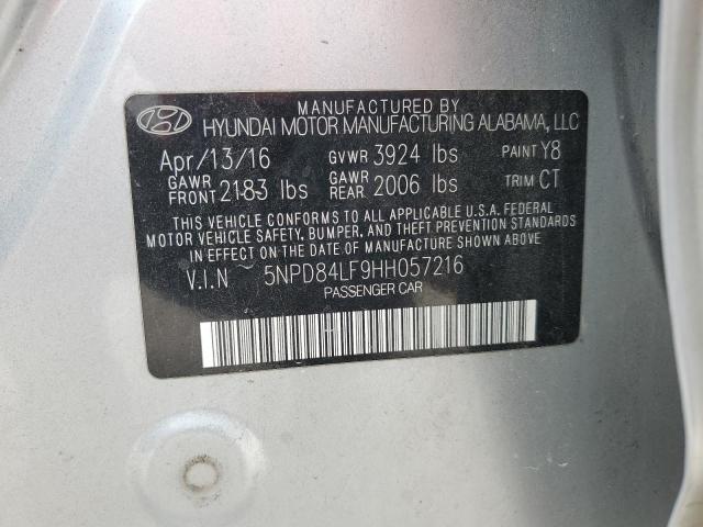 2017 HYUNDAI ELANTRA SE - 5NPD84LF9HH057216