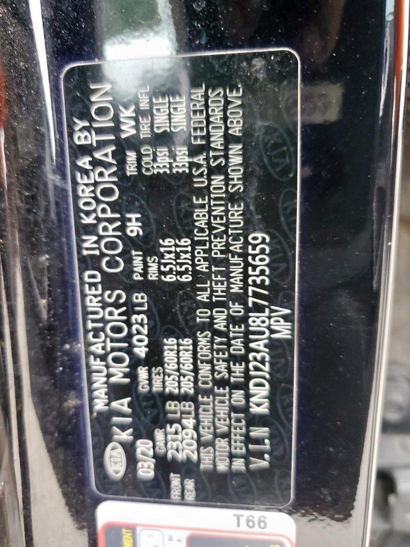 2020 KIA SOUL LX KNDJ23AU8L7735659