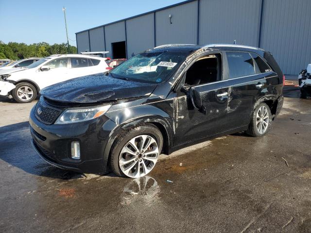 KIA SORENTO SX 2014 black  gas 5XYKW4A73EG524271 photo #1