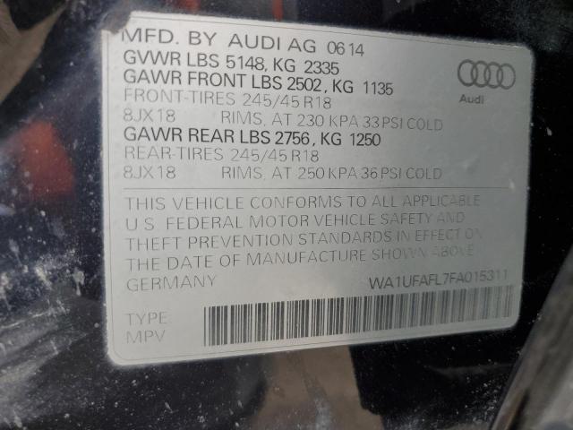 2015 AUDI A4 ALLROAD WA1UFAFL7FA015311