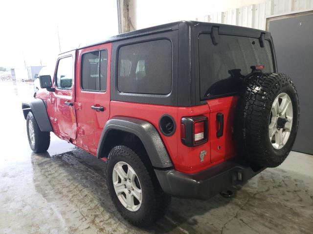 Vin: 1c4hjxdg9jw111807, lot: 53063055, jeep wrangler sport 20182