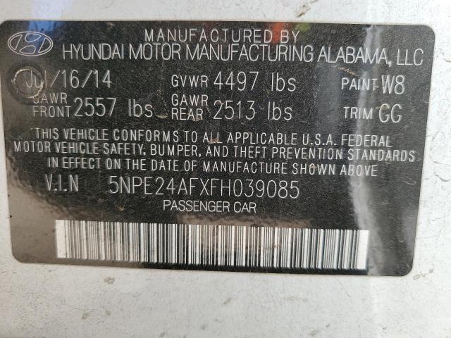 2015 HYUNDAI SONATA SE - 5NPE24AFXFH039085