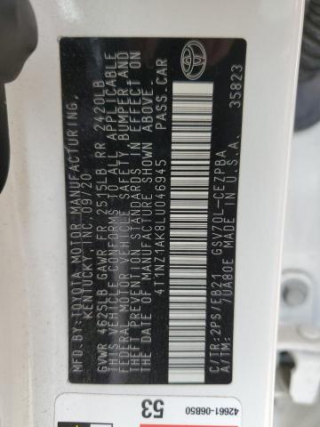 2020 TOYOTA CAMRY TRD - 4T1NZ1AK8LU046945