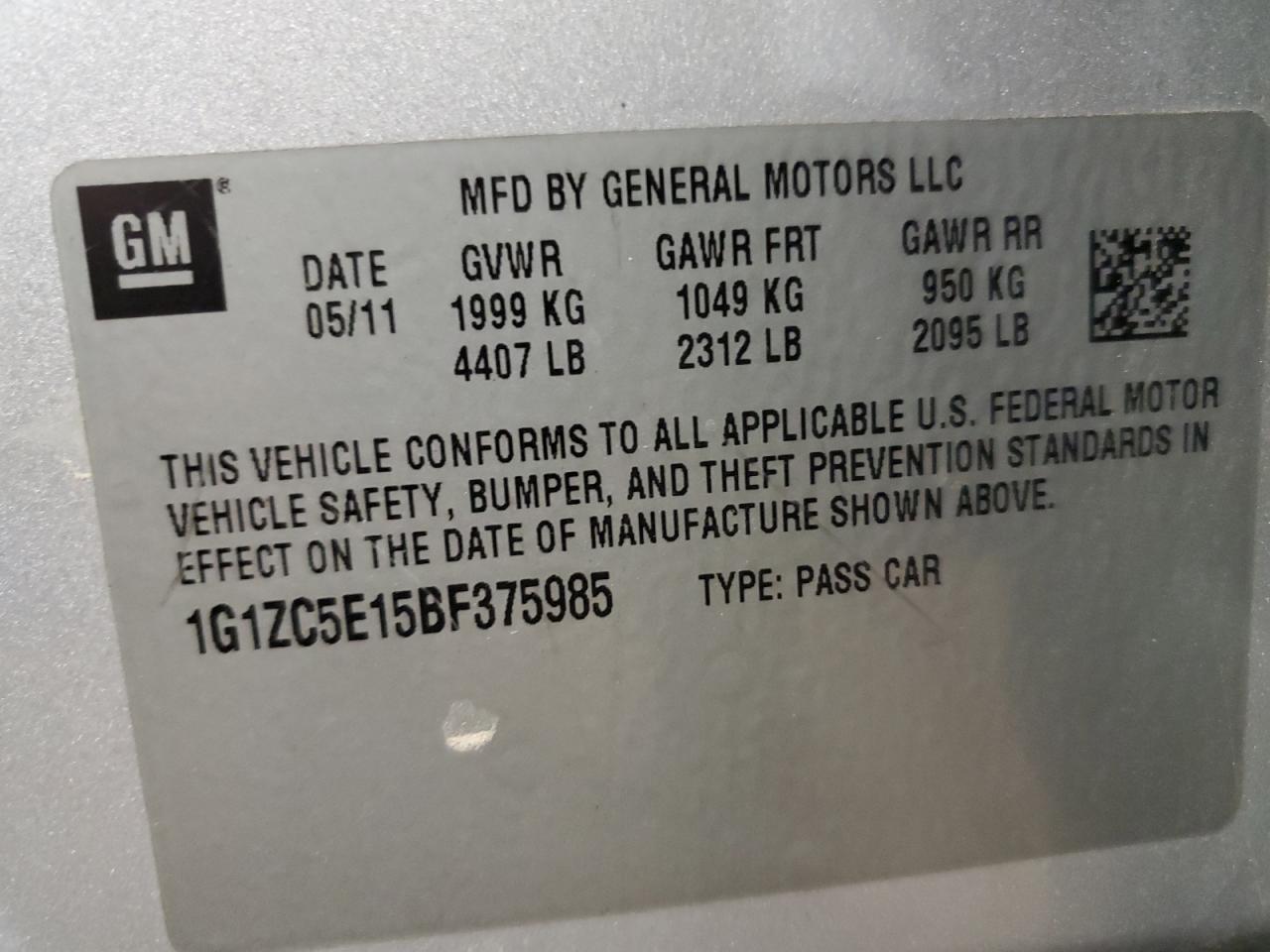 CHEVROLET MALIBU 1LT