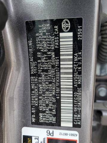 2016 TOYOTA CAMRY LE 4T1BF1FKXGU171861