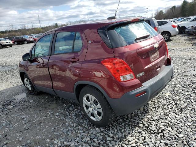 CHEVROLET TRAX LS 2016 red  gas 3GNCJKSB6GL244776 photo #3