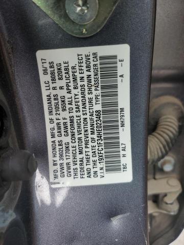2017 HONDA CIVIC EX - 19XFC1F34HE023468