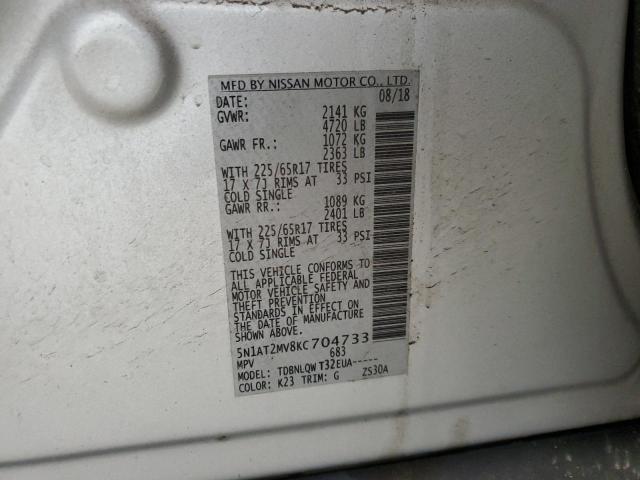 2019 NISSAN ROGUE S - 5N1AT2MV8KC704733