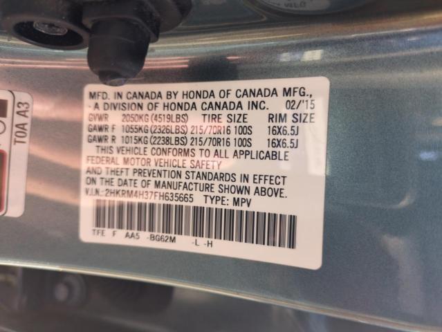2015 HONDA CR-V LX - 2HKRM4H37FH635665