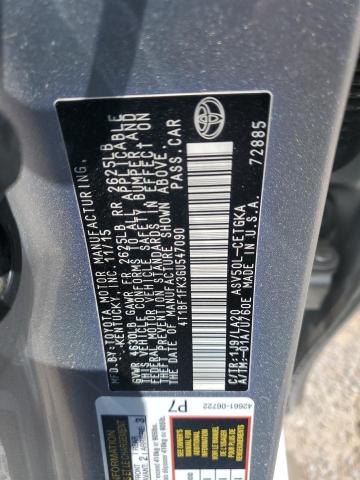2016 TOYOTA CAMRY LE - 4T1BF1FK3GU547090