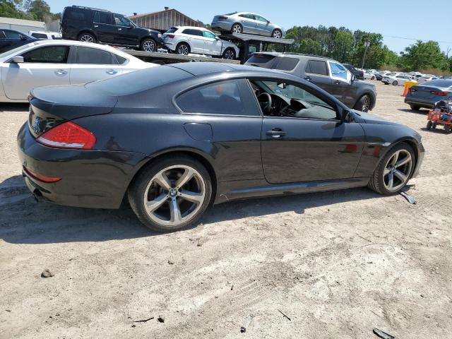 BMW 650 I 2009 black coupe gas WBAEA535X9CV92734 photo #4