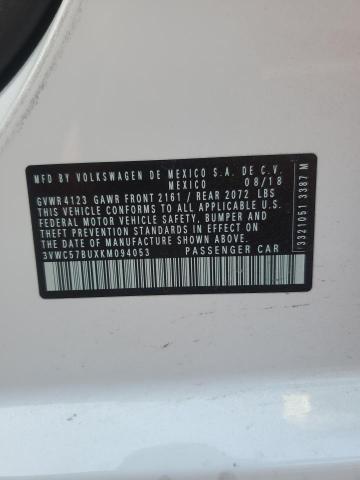 2019 VOLKSWAGEN JETTA S - 3VWC57BUXKM094053