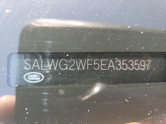 2014 LAND ROVER RANGE ROVE - SALWG2WF5EA353597