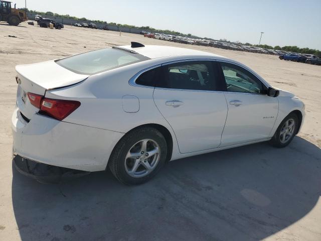 CHEVROLET MALIBU LS 2017 white sedan 4d gas 1G1ZC5ST5HF222165 photo #4