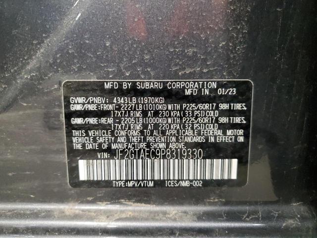 2023 SUBARU CROSSTREK - JF2GTAEC9P8319330