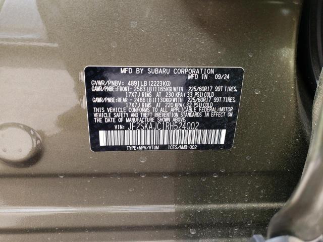 2024 SUBARU FORESTER W JF2SKAJC1RH524002