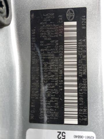 2023 TOYOTA CAMRY SE NIGHT SHADE 4T1G11AK1PU749230