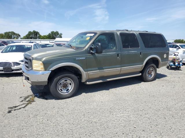 FORD EXCURSION 2000 green 4dr spor gas 1FMNU43S0YED45957 photo #1