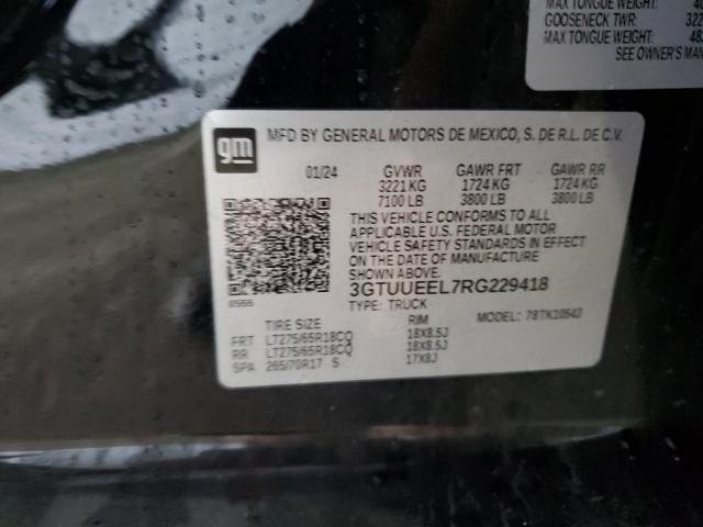 2024 GMC SIERRA K15 - 3GTUUEEL7RG229418