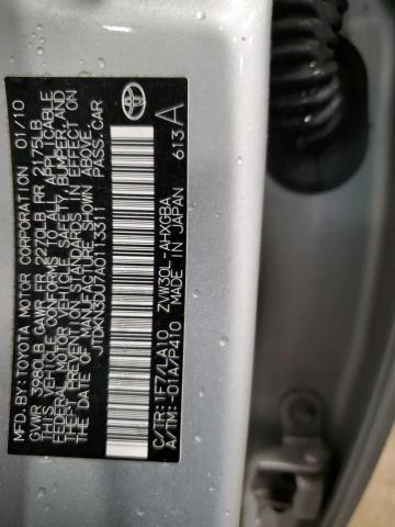2010 TOYOTA PRIUS - JTDKN3DU7A0113311