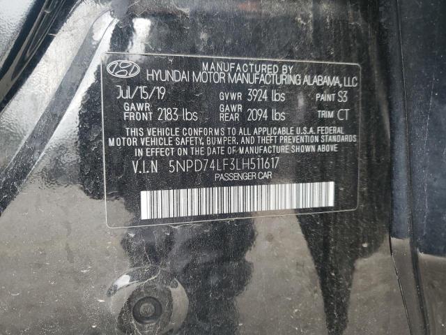 2020 HYUNDAI ELANTRA SE - 5NPD74LF3LH511617