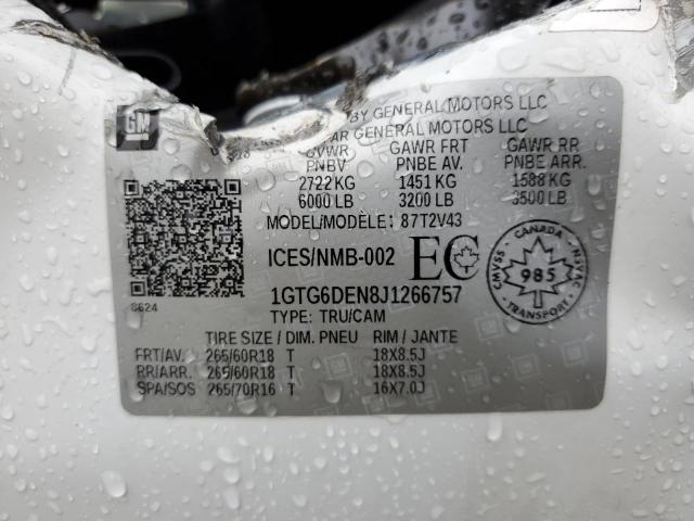 2018 GMC CANYON SLT 1GTG6DEN8J1266757