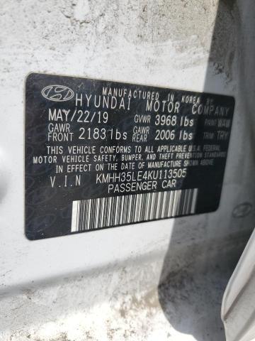 2019 HYUNDAI ELANTRA GT - KMHH35LE4KU113505