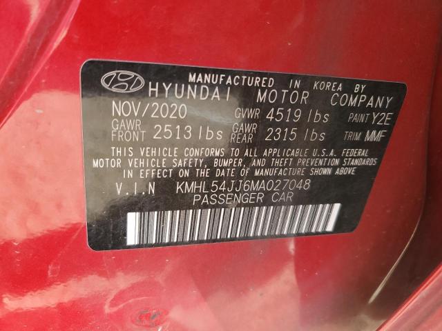 2021 HYUNDAI SONATA HYB - KMHL54JJ6MA027048