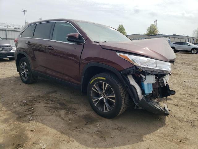 Vin: 5tdbzrfh7ks738216, lot: 54489045, toyota highlander le 20194