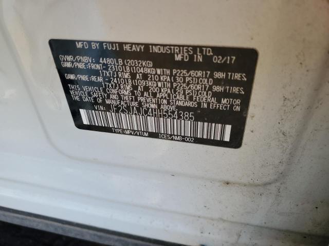 2017 SUBARU FORESTER 2 - JF2SJAJC4HH554385