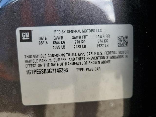 2016 CHEVROLET CRUZE LIMI - 1G1PE5SB3G7145393