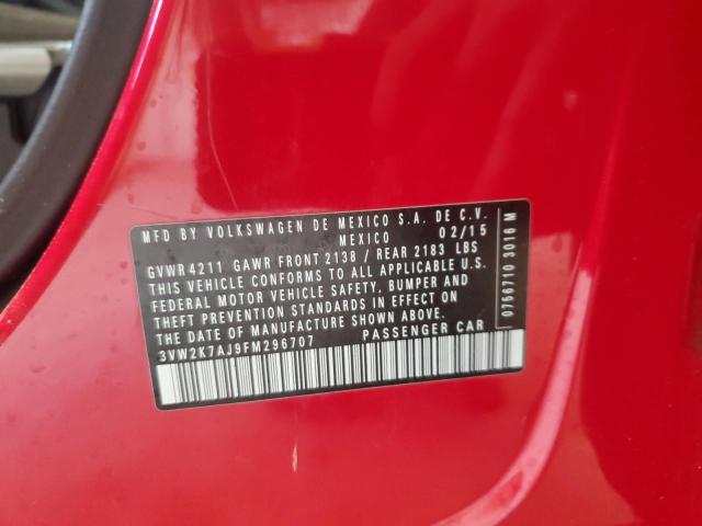 2015 VOLKSWAGEN JETTA BASE #3298257020