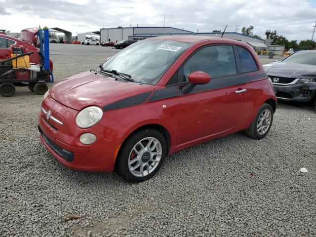 FIAT 500 POP 2012 red hatchbac gas 3C3CFFAR1CT102446 photo #1