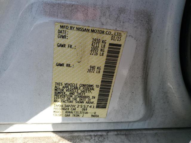 2015 NISSAN ALTIMA 2.5 - 1N4AL3AP2FC255741