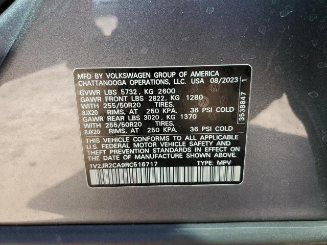 2024 VOLKSWAGEN ATLAS SE - 1V2JR2CA9RC516717