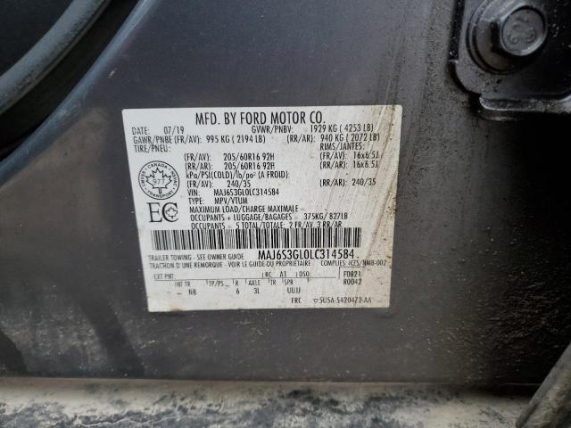 2020 FORD ECOSPORT S - MAJ6S3GL0LC314584
