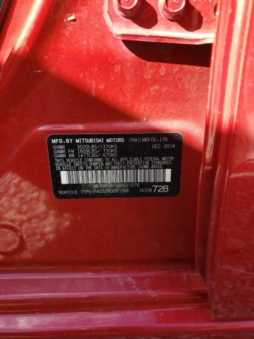2015 MITSUBISHI MIRAGE DE ML32A3HJ5FH037076