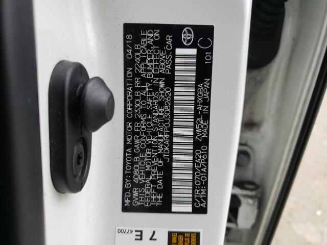 2018 TOYOTA PRIUS PRIM - JTDKARFP0J3082620