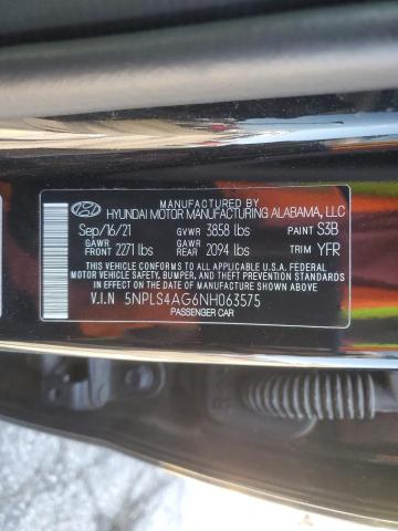 2022 HYUNDAI ELANTRA SE - 5NPLS4AG6NH063575