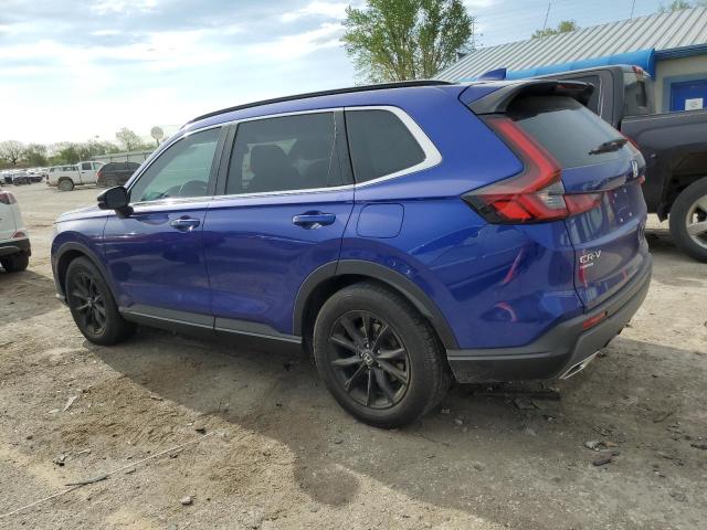 HONDA CR-V SPORT 2023 blue  hybrid engine 7FARS5H5XPE000621 photo #3