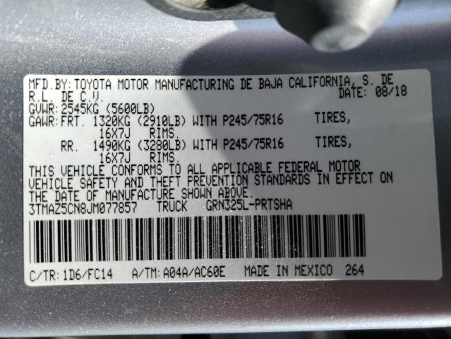 2018 TOYOTA TACOMA DOU - 3TMAZ5CN8JM077857
