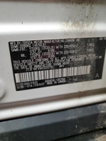 2019 TOYOTA RAV4 LE 2T3F1RFV5KC020792