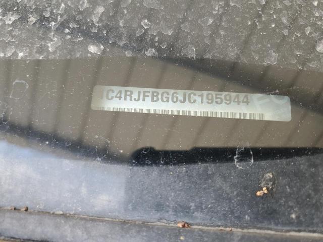 1C4RJFBG6JC195944 2018 JEEP GRAND CHER