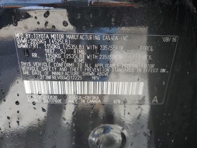 2016 TOYOTA RAV4 SE - 2T3NFREV0GW312225