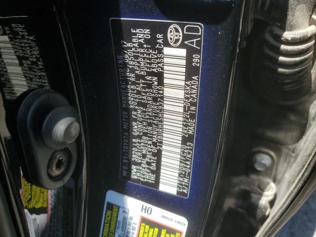 2017 TOYOTA COROLLA L - 2T1BURHE5HC937140