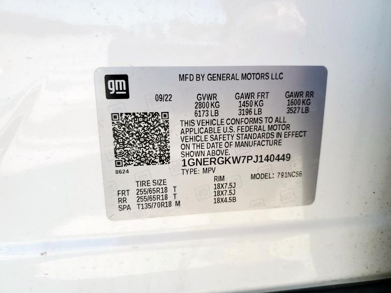 2023 CHEVROLET TRAVERSE L - 1GNERGKW7PJ140449