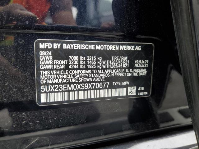 2025 BMW X7 XDRIVE4 - 5UX23EM0XS9X70677