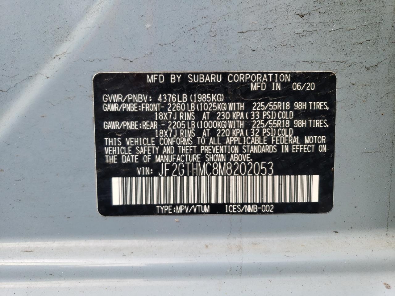 SUBARU CROSSTREK LIMITED