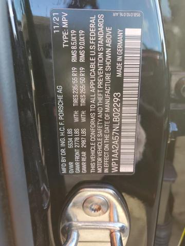2022 PORSCHE MACAN - WP1AA2A57NLB02293